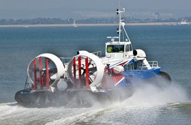 Hovertravel hovercraft ferry